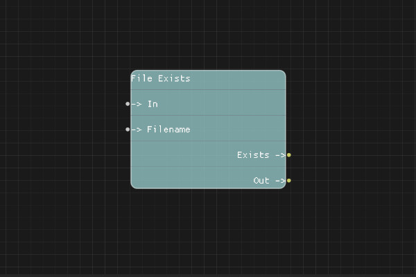 File Exists Node
