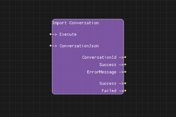 Import Conversation Node