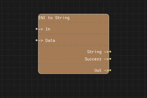 INI to String Node