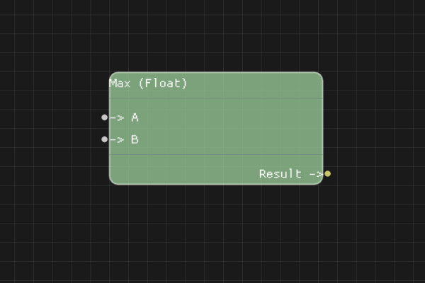Max (Float) Node