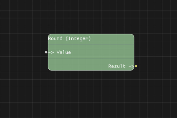 Round (Integer) Node